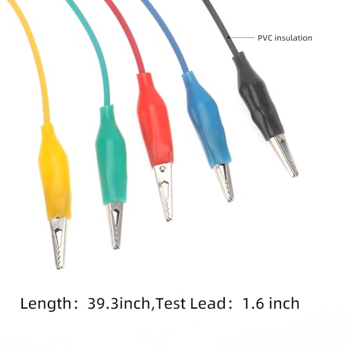 Image of DIANN 20pcs Back Probe Test Kits 5pcs 4MM Banana Plug to Alligator Clip Test Leads and 15pcs Back Probe Pins 5 Colors for Vehicle Automotive Car Circuit Electrical Diagnostic Testing