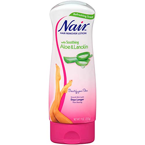 Nair Hair Aloe & Lanolin Hair Removal Lotion, 9.0 oz, Pack of 3