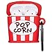 Mulafnxal Compatible with Airpods 1&2 Case,Cute 3D Funny Cartoon Character Silicone Airpod Cover,Kawaii Fun Cool Stylish Keychain Design Skin,Fashion Cases for Girls Kids Teens Boys Air pods(Popcorn)