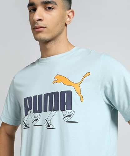 Image of Puma Men's Cotton Regular Fit T-Shirt