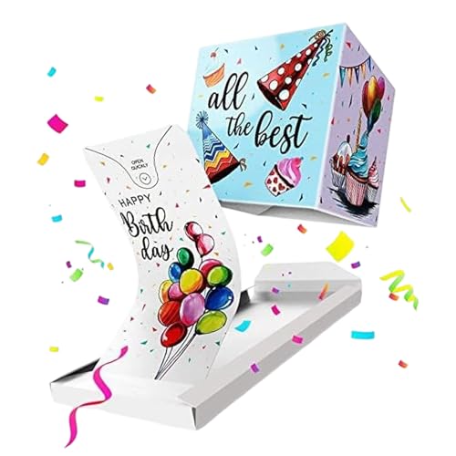 Popup Surprise Explosions Gift Case for Quick Pleasure and Fun with Consealed Gifts Inside Perfect for Birthdays Anniversaries G