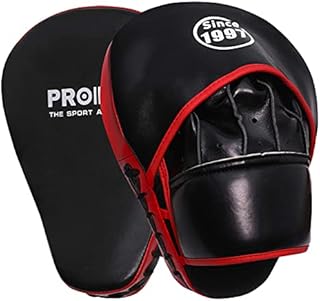 PROIRON Boxing Pads, Boxing Training Pads PU Leather, Thai Pads Boxing Mitts Boxing Pads Adult, Curved Focus Pads Karate Martial Arts Kickboxing Pads