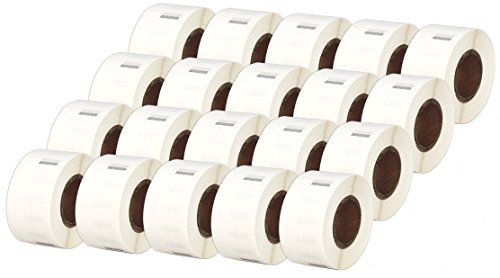 Image of 20 Compatible Rolls 99017 S0722460 50mm x 12mm Address Labels for LabelWriter 4XL 450 400 330 320 310 Twin Turbo Duo Seiko SLP 450 430 420 400 240 220 200 120 100 Pro Plus (220 Labels per Roll)