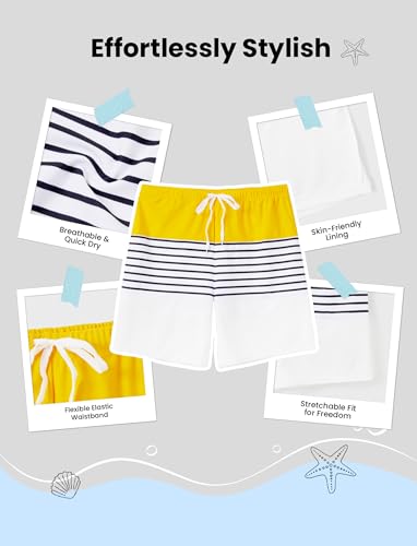 PATPAT Family Matching Swimsuits Swimwear Set for Couples Mommy and Me Striped Spliced Bathing One-Piece Swimsuits