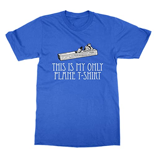 T-shirt bleu « This is My Only Plane » taille L exprimez votre passion