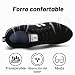 Imagen de AONEGOLD Zapatillas Deportivas Cuña para Mujer Transpirables Zapatos Wedge Sneakers Tacón Cuña 8CM