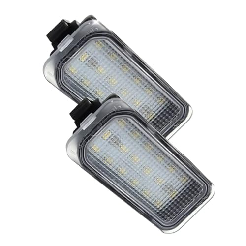 Luz de placa de matrícula de coche Jaguar XF XJ iluminación LED blanca pura 2 Uds