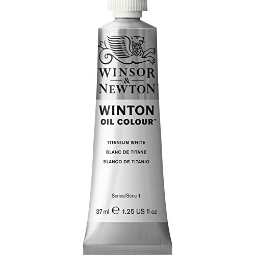 Winsor & Newton Winton Oil Paint Tube Artist Art 37ml & 200ml ALL COLOURS (Titanium White, 37ml)