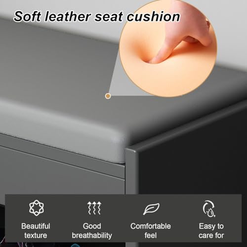 Banc à chaussures avec coussin confortable pour aménager le salon