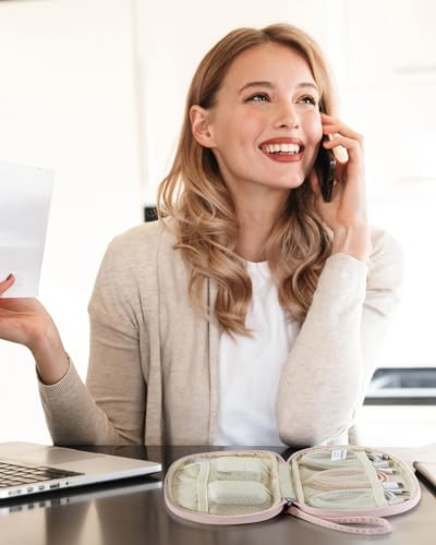 BAGSMART Cord Organizer Travel Cable Organizer Bag