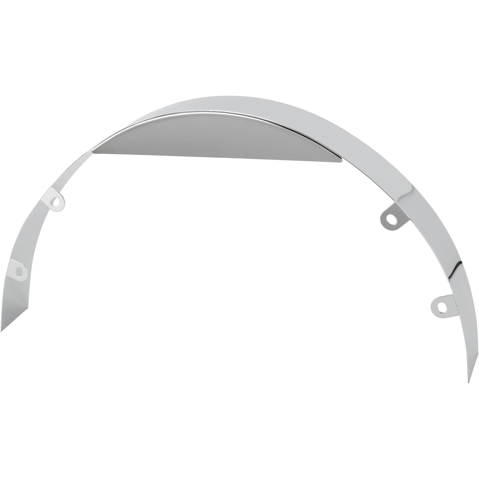 Universal Chrome Radiator Cooling Fan Shroud, 3 Inch Wide