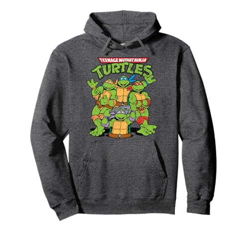 Teenage Mutant Ninja Turtles Classic Retro Logo Hoodie Pullover Hoodie
