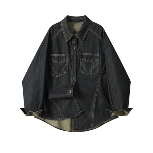 Veste en jean femme vintage style Hong Kong pour le printemps
