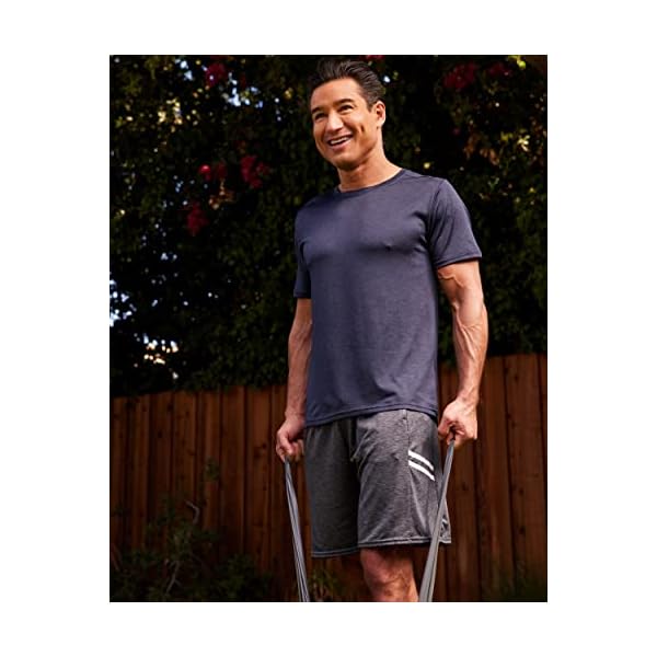 Mens Quick Dry Fit Dri-Fit Active Wear Athletic Performance Basketball 9 Inch Inseam Wrestling Sweat Tennis Soccer Running Essentials Gym Shorts Hombre Stretch Casual Workout Tech Shorts-Set 2 L - Image 3