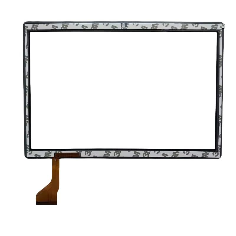 Écran tactile capacitif pour tablette compatible P/N Kingvina GG1068-HL 10,1" noir avec capteur de numérisation, panneau externe en verre (blanc)