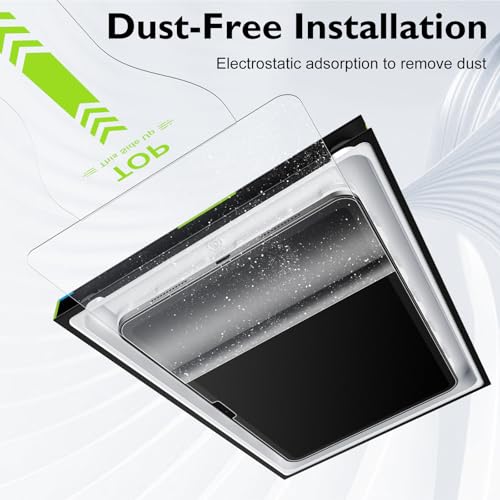 Esanik Feel Like Paper für Panzerglas für iPad Air 11 Zoll (M4, 2026/ M3, 2025/ M2, 2024), Schreiben Papier Folie & 9H Schutzglas, Papiereffekt inkl. 2 Spitzen für Apple Pencil (2+2 Stück)