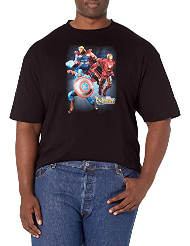 Marvel Grand Trois T-Shirt Homme aux finitions soignées et durables