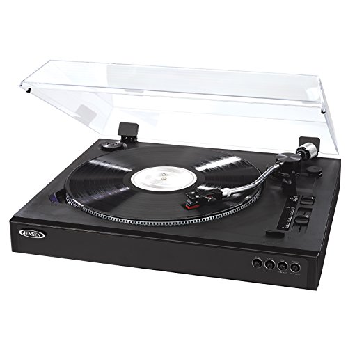 Jensen Turntable With Built In Speaker Black (Jta-470) #TOP1