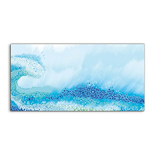 Acryl Photo Salon Moderne Tableau Panoramique Décoration Mer Aquarelle