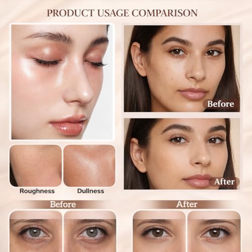 Lightweight Foundation Stick with Brush, Buildable Coverage Concealer, Flawless Face Makeup for Dark Circles Blemishes Without Caking, Long-Wear Breathable Matte Finish, Travel Size (151# Deep sand) — view 4