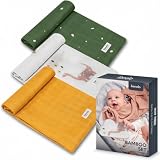 LIONELO Bamboo Box Set van 3 Hydrofiele Bamboe Spuugdoeken 70x70 cm