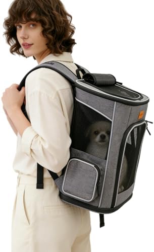 morpilot Dog Carrier Backpack, Well Ventilated Cat Carrier Backpa...