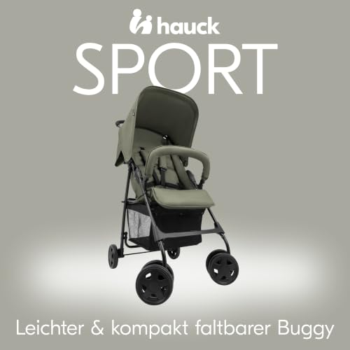 hauck federleichter Reisebuggy 5,9 kg schnell klappbar, Sport Olive – Ansicht 4