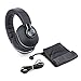 JLAB Audio Bombora Over-Ear Headphones with Universal Mic, Matte Black/Gunmetal
