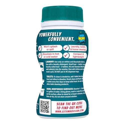 Image of AMAZE Ultra Concentrated Bleach Tablets - Meadow Scent [32 tablets]