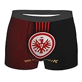 Ein-Tracht Fra-Nkfurt Herren Unterwäsche Atmungsaktive Stretch Boxershorts, Schwarz , XL