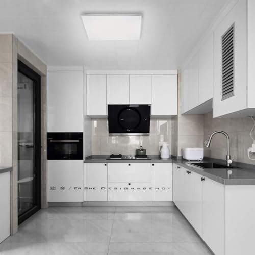 Plafonnier LED 72W variable avec télécommande pour luminaire de salon moderne 4 anneaux