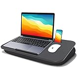 Lap Desk with Cushion, Fits up to 17 inch Laptop, Pillow Designed Adjustable, Portable Laptop Stand