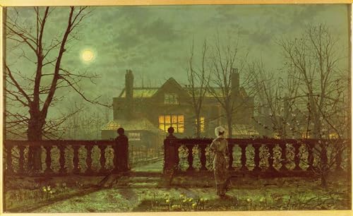 Poster Grimshaw pour déco chambre ambiance vintage victorienne