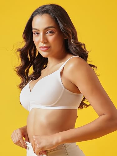 Image of Clovia Women's Polyamide Padded Non-Wired Full Coverage Multiway T-Shirt Bra