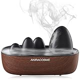 AKIRACOSME Essential Oil Diffuser 300ML , Mountain Shaped Unique Design, BPA Free & ECO-Friendly Mat