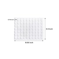 Vista 30 de BUSOHA 350 PCS Double-Sided Adhesive Dots,Clear Removable Sticky Adhesive Putty,Round Acrylic No Trace Sticky Putty Waterproof Dot Stickers for Wall