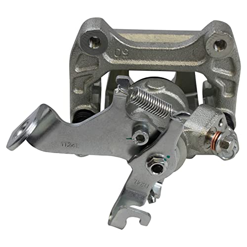 Image of TRQ Rear Left Brake Caliper w /Bracket Drivers Side