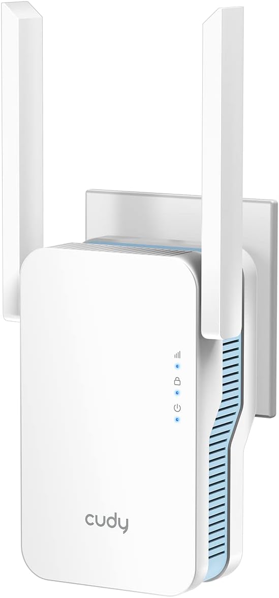 AC1200 WiFi Extender, 1.2Gbps Home Signal Booster, Dual Band 5GHz/2.4GHz, Covers up to 1500 Sq.ft and 30 Devices, AP Mode, Mesh Supported, RE1200