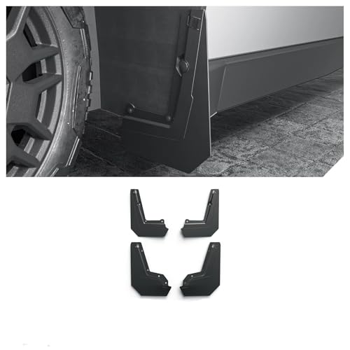 Guardabarros para Tesla Cybertruck 2024-2026: kit de protección trasera contra salpicaduras 2