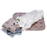 [MULTIUSOS Y CONVENIENTES] ¡Usa nuestras almohadillas en cualquier lugar! Además, obtén dos piezas en un conjunto como empapadores perros grandes una fácil alternativa al pipican para perros en casa. ¡Ahora tu mascota puede usar su área designada de wc perros en cualquier lugar!