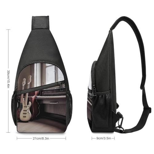 Bolso cruzado tipo sling para mujer y hombre miniatura 2