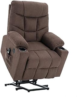 Mcombo Electric Power Lift Recliner Chair Sofa for Elderly, 3 Positions, 2 Side