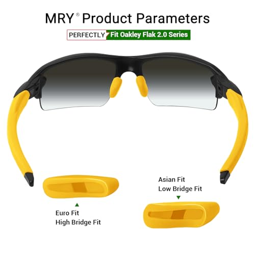 Image of Mryok Replacement Earsocks Nosepieces Kits for Oakley Flak 2.0 OO9295 / 2.0 XL OO9188 - Options