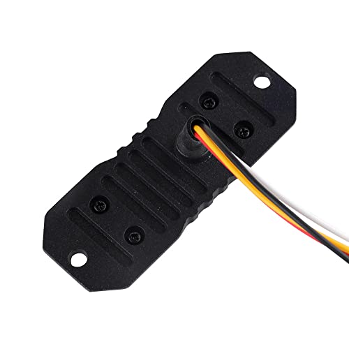 Raryloy 3 Amber LED Strobe Lights for Trucks Vehicle Emergency Flashing Car Lights LED Mini Grille Lamp Hazard Mount Emergency Strobe Lights Kit 12V -24V for off Road Car with Sync Function