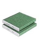 CF10285 2-PACK Cabin Air Filter Fits for Toyota Camry 2007-2017, RAV4 2006-2018, Highlander 2008-2019, Corolla 2009-2019 Car Interior Accessories, with Coconut Shell Activated Carbon