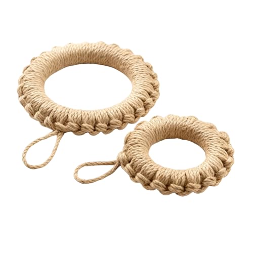 Dessous de plat en jute pour table à manger - Set de table campagne rustique et convivial - 2