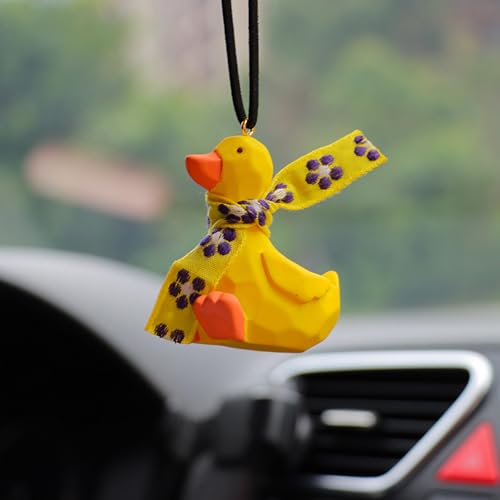 Ornamento de pato para carro | Espelho retrovisor bonito do pendente do carro do pato ornamentos,Dec