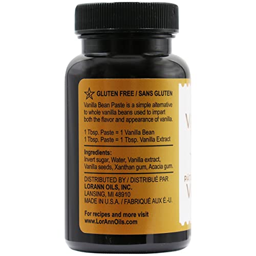 LorAnn Natural Vanilla Bean Paste, 4 ounce