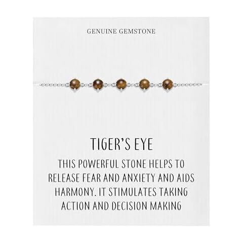 Philip Jones Tiger's Eye Gemstone Bracelet Cover