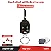 KeylessOption Keyless Entry Remote Control Fob Uncut Blank Ignition Car Key Replacement for CWTWB1U793